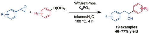 Nickel-Catalyzed Cross Coupling of Styrenyl Epoxides with Boronic Acids