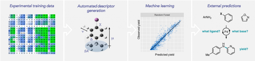 Predicting Reaction Performance in C-N Cross-Coupling Using Machine Learning